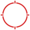 3E S1X Multi-Reticle Refleks Nişangah Red Dot (2 MOA & 32 MOA Circle)