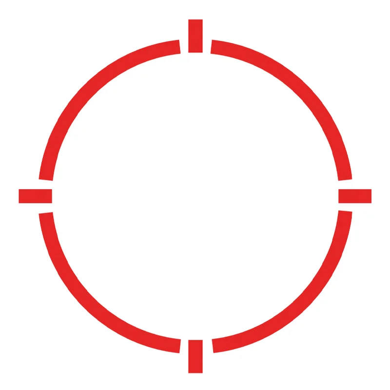 3E V1X Enclosed Refleks Nişangah Red Dot (3 MOA & 42 MOA Circle)