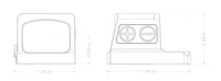 Holosun EPS Green MRS Enclosed Solar Green Dot (2 MOA & 32 MOA Circle)