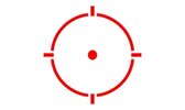 Holosun HE515CT-RD Titanium Solar Multi-Reticle Red Dot (2 MOA & 65 MOA Circle)