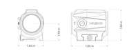 Holosun SCRS GR MRS Solar Green Dot (2 MOA & 65 MOA Circle)