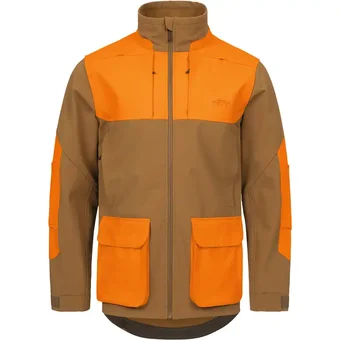 Blaser Outfits Tackle Softshell Ceket Brown/Blaze Orange