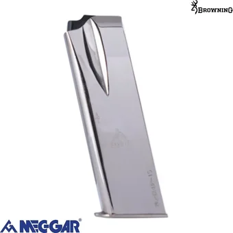 Mec-Gar Browning HP 9mm Beyaz Tabanca Şarjörü