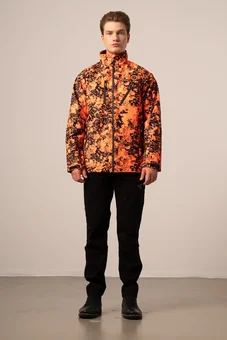 LENA Dijital Baskı Mont Kamuflaj Desen Turuncu